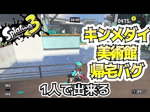 【バグ】1人で出来る！キンメダイ美術館脱出バグ！【最新バグ】